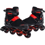 Street Rider Inline-Skates Verstellbar Pro Schwarz Größe 28-32