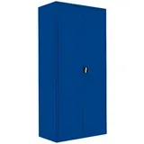 LÜLLMANN Stahlschrank 530353 enzianblau 4 Fachböden 92,5 x 50,0 x 195,0 cm, aufgebaut, 1 St.