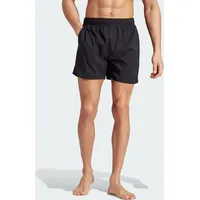 Adidas Solid CLX Short-Length Badeshorts Black / Lucid Lemon S