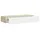 vidaXL Wandregal 60 x 23,5 x 10 cm Eichen-Optik und Weiß