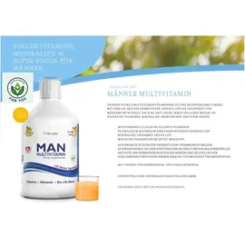 Swedish Nutra Man Multivitamin - Flssiges Multivitamin - 500 ml