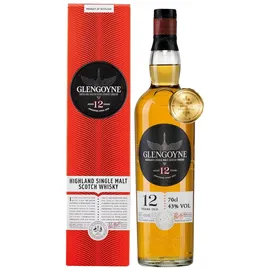 Glengoyne 12 Years Old Highland Single Malt Scotch 40% vol 0,7 l Geschenkbox