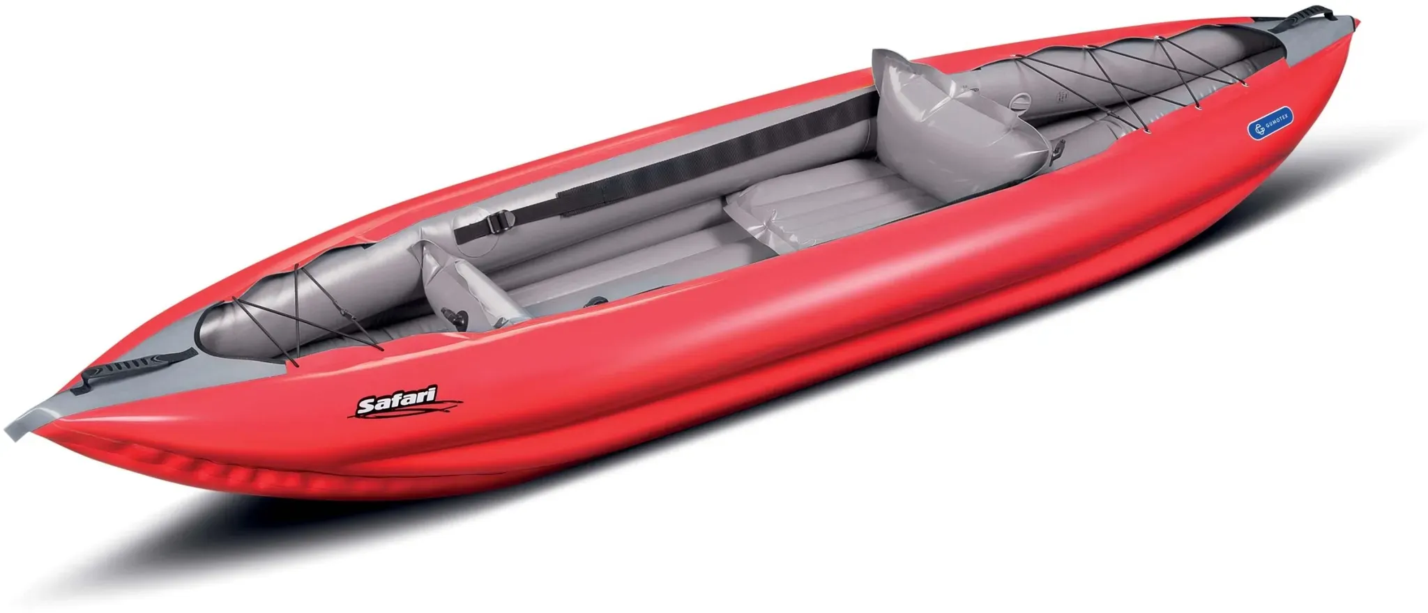 Gumotex Safari 330 XL Schlauchkajak (1 Person) rot/grau 