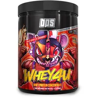 BPS Whey4U - Whey Protein Pulver aus Isolat und Konzentrat, 700g Eiweißpulver für Muskelaufbau, Birne Vanille Joghurt Geschmack