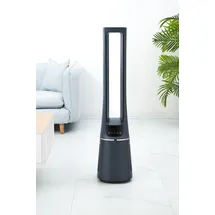 Midea Turmventilator mit Luftreiniger MFP-120i mit App-Steuerung dunkelblau