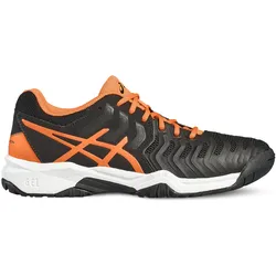 Asics Tennisschuhe Gel Resolution 7 Allcourt schwarz/orange Kinder