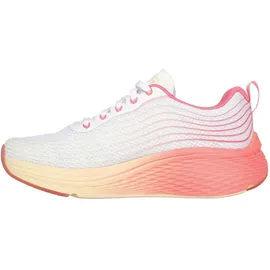 SKECHERS Max Cushioning Elite 2.0 White Textile / Pink Trim 39