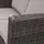 MeXo Polyrattan Lounge-Set 4-tlg. grau/hellgrau