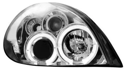 Kristallscheinwerfer ANGEL EYES für CITROËN XSARA (00–05), elektrisch verstellbar – chrom