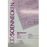 SOENNECKEN Briefblock 2313 A5 rautiert weiß