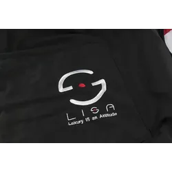 LISA - Baumwollschürze mit doppelter Vordertasche