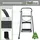 Baumarktplus Trittleiter Klappleiter 3 Stufen