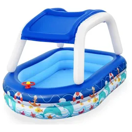 BESTWAY Sea Captain Baby-Pool 213 x 155 x 132 cm (282L)