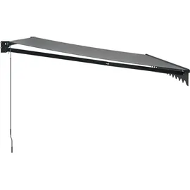vidaXL Markise Einziehbar 4 x 3 m anthrazit