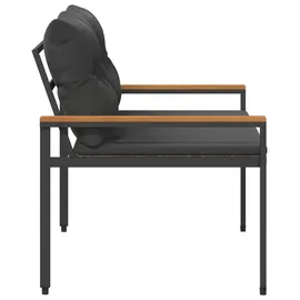 vidaXL Bank 116 x 67,5 x 72 cm Grau