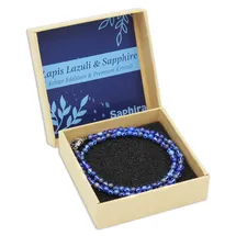 Jojo Edelsteinkette Lapislazuli Saphira