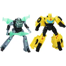 Hasbro Transformers EarthSpark Cyber-Combiner Bumblebee und Mo Malto