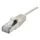 Dexlan Patchkabel Cat. 6A, S/FTP (PiMF), ultradünn, halogenfrei, mit Rastnasenschutz, grau, 0,5 m