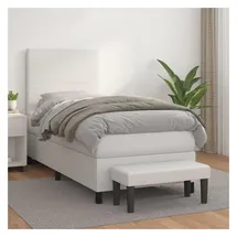 vidaXL Boxspringbett 120 x 200 cm Weiß
