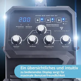 STAHLWERK Kombi-Schweißgerät AC/DC WIG 200 CUT