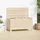furnicato Gartentruhe 115 x 49 x 60 cm Braun