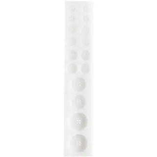 Rico Design Silikon Gießform Knöpfe / Außenmaß Silikonform 4 x 21,5 cm