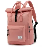 TANTOMI Laptop Rucksack, Rucksack Laptop Tasche 15,6 Zoll, Rucksack Damen und Herren weit öffenbar, Rolltop Rucksack wasserdicht, Backpack Daypack für Schule, Fahrradfahren, Freizeit und Reise