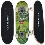 Apollo Skateboard Kinderskateboard 20" Kinder, Kinderskateboard grün