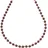 FIRETTI Collier Schmuck Geschenk Gold 585 mit Granat Goldfarben/Rot