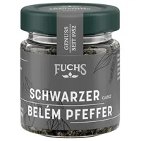 Fuchs Gewürze - Schwarzer Belém Pfeffer ganz | Aus Brasilien | 40 g