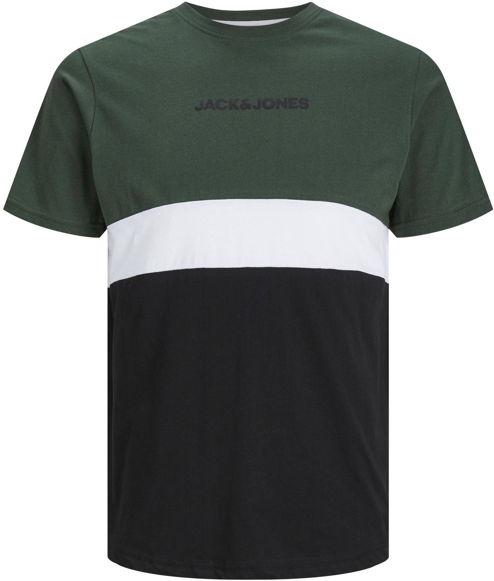 JACK & JONES PLUS JJEREID Blocking Tee SS NOOS PLS