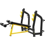Gymrex Hantelschrägbank gelb/schwarz