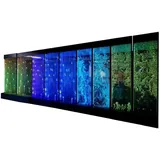 Xlmoebel Zimmerbrunnen Leuchtendes Wasserparkett LED Wasserwand Designer Wasserwand, (Water Wall), Hergestellt in Europa weiß