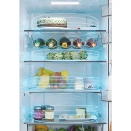 Haier HTW5620CNMP 3D 60 Serie 5 Kühl-Gefrierkombination (414 l, 2050 mm hoch, Dark Inox)