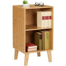 Relaxdays Bücherregal 70 x 40 x 35 cm Natur