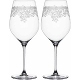 Nachtmann Spiegelau 2-teiliges Bordeauxgläser-Set, Weingläser, Kristallglas, 810 ml, Arabesque, 4192265