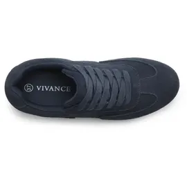 VIVANCE Schnürhalbschuh Damen Blau 38