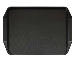 Gastronoble Cambro Polypropylen Fastfood Serviertablett mit Griffen - 43x30cm - 4 Tabletts