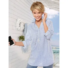 Sieh an! Bluse Langarm Blau 48