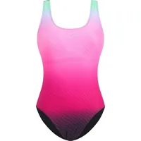 Energetics Badeanzug Damen Türkis/Pink/Violett 40
