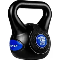 MOVIT Kettlebell Kugelhantel Kunststoff 12 kg Dunkelblau