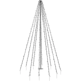 ECD Germany LED Lichterkette 10 m Warmweiß Schwarz
