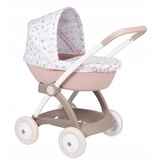 Smoby Baby Nurse Puppenwagen mit Verdeck - Griffhöhe: 58 cm, für dein Püppchen bis 42 cm, mit Stoffbezug, für Kinder ab 18 Monaten