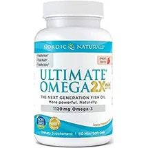 Nordic Naturals Ultimate Omega 2X Mini Erdbeere Kapseln 60