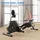 capital sports Rudergerät für Zuhause, Kompakter Rowshaper, Rudergerät Klappbar mit 8 Stufen, LCD-Monitor, Bodenrollen, Row Shaper mit