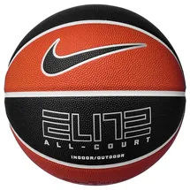 Nike Elite All Court Basketball Amber/White/Metallic Silver/Black 7