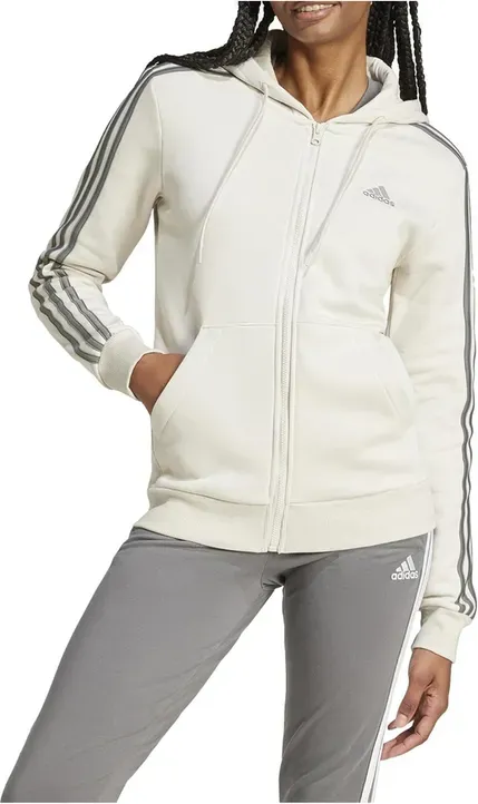 Adidas Essentials 3-Streifen Damen Hoodie - Alumina XS