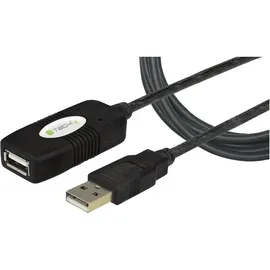 TECHLY USB 2.0 Aktives Verlängerungskabel, 10 m IUSBREP10TY