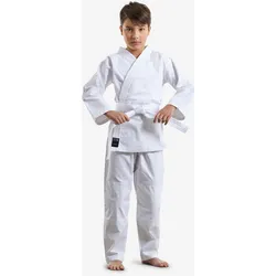 Judoanzug 100 Kinder, EINHEITSFARBE, 100 CM