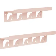casa pura Wandregal 2er Set Metall 0 x 0 x 0 cm Pink
